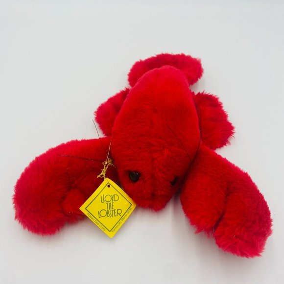 Mary Meyer Toys Vintage Lloyd The Lobster Stuffed Animal Down East